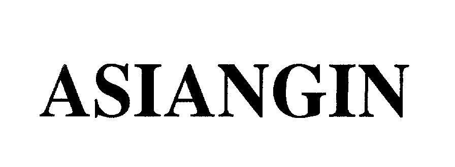 Mẫu nhãn hiệu ASIANGIN