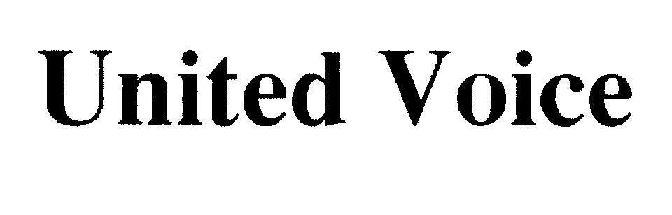 Mẫu nhãn hiệu United Voice