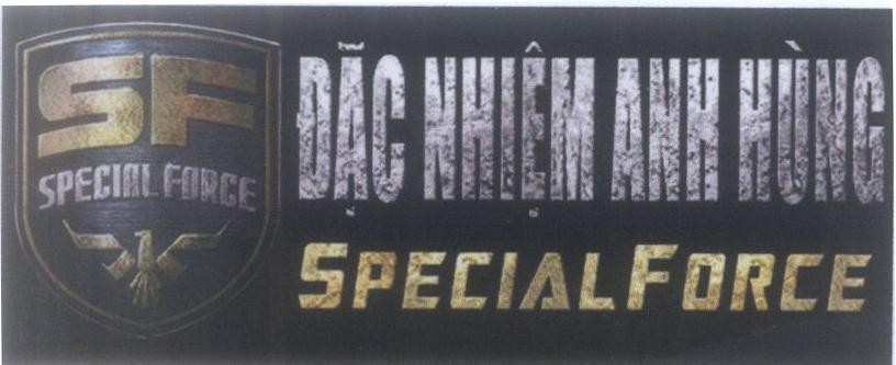 Mẫu nhãn hiệu SF Đặc Nhiệm Anh Hùng SPECIAL FORCE
