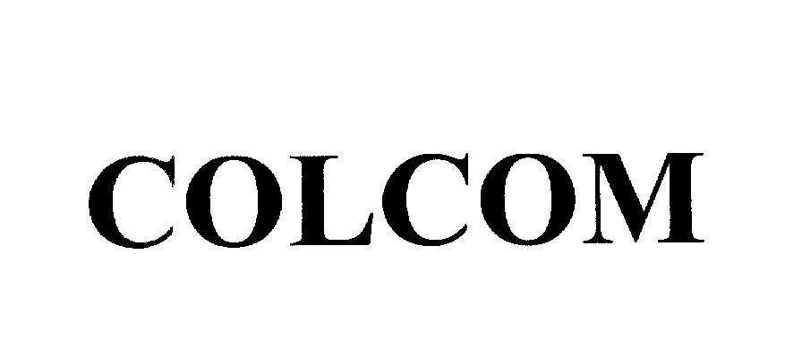 Mẫu nhãn hiệu COLCOM