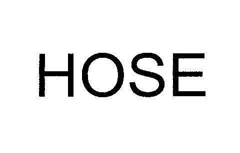 Mẫu nhãn hiệu HOSE