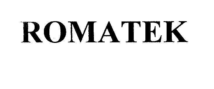 Mẫu nhãn hiệu ROMATEK
