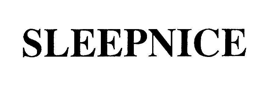Mẫu nhãn hiệu SLEEPNICE