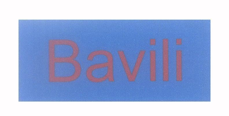 Mẫu nhãn hiệu Bavili