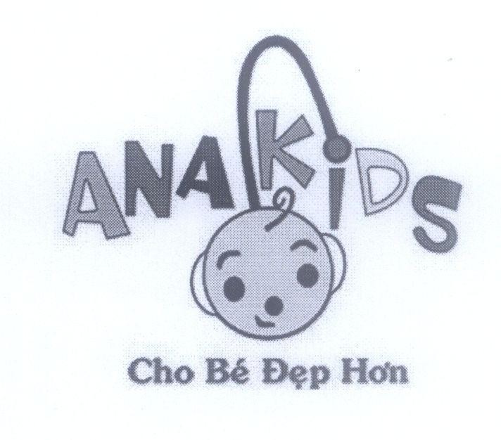 Mẫu nhãn hiệu ANAKIDS Cho bé Đẹp Hơn
