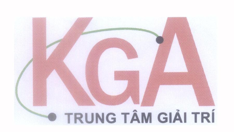 Mẫu nhãn hiệu KGA Trung Tâm Giải Trí