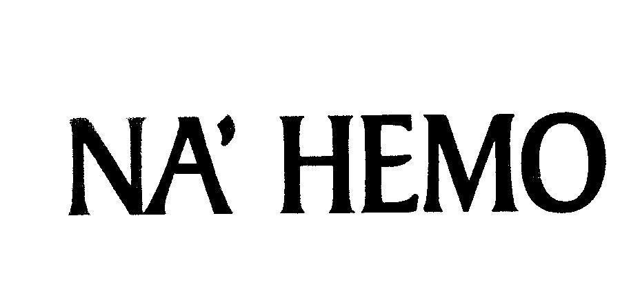 Mẫu nhãn hiệu NA' HEMO
