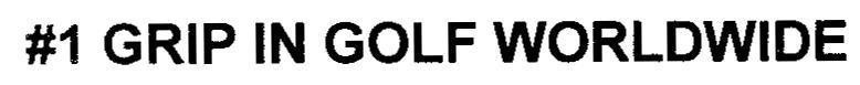 Mẫu nhãn hiệu #1 GRIP IN GOLF WORLDWIDE