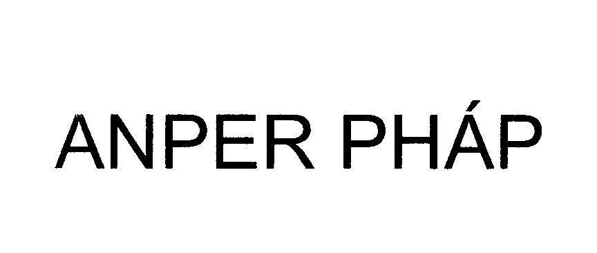Mẫu nhãn hiệu ANPER Pháp