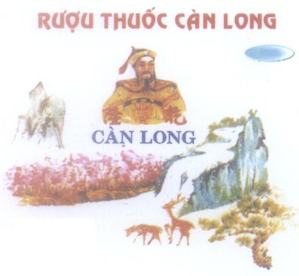 Mẫu nhãn hiệu Rượu Thuốc Càn Long [Qian Long: càn long]