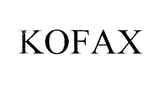 Mẫu nhãn hiệu KOFAX