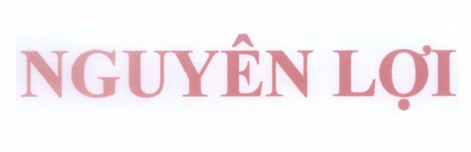 Mẫu nhãn hiệu Nguyên Lợi