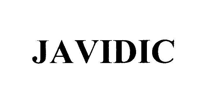 Mẫu nhãn hiệu JAVIDIC