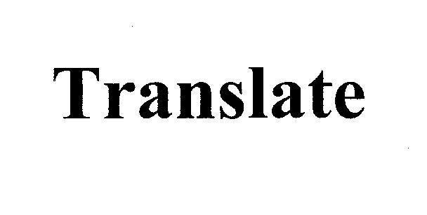 Mẫu nhãn hiệu Translate