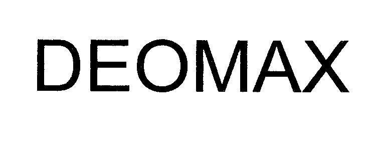 Mẫu nhãn hiệu DEOMAX