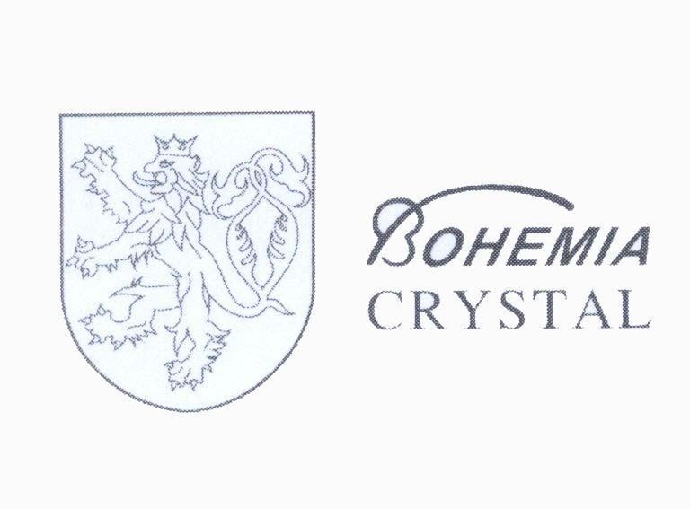 Mẫu nhãn hiệu BOHEMIA CRYSTAL