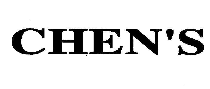 Mẫu nhãn hiệu CHEN'S