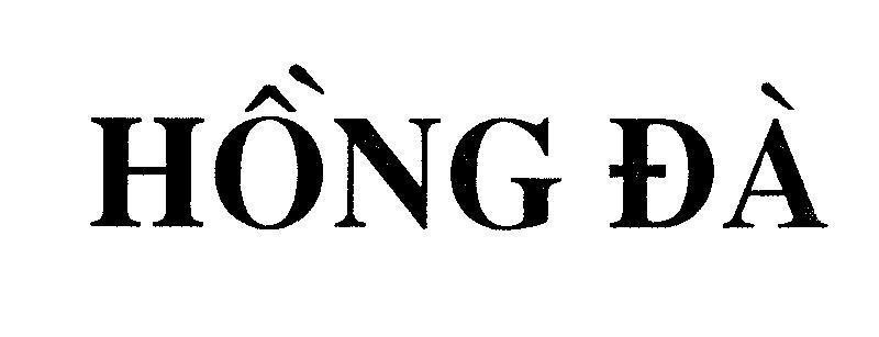 Mẫu nhãn hiệu Hồng Đà