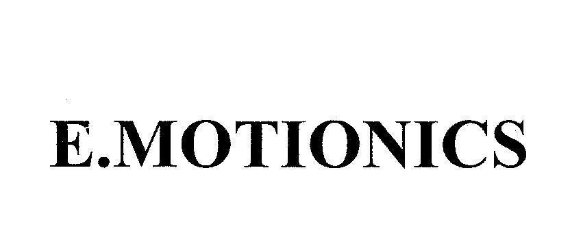 Mẫu nhãn hiệu E.MOTIONICS