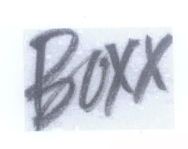 Mẫu nhãn hiệu BOXX