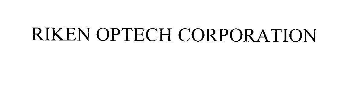 Mẫu nhãn hiệu RIKEN OPTECH CORPORATION