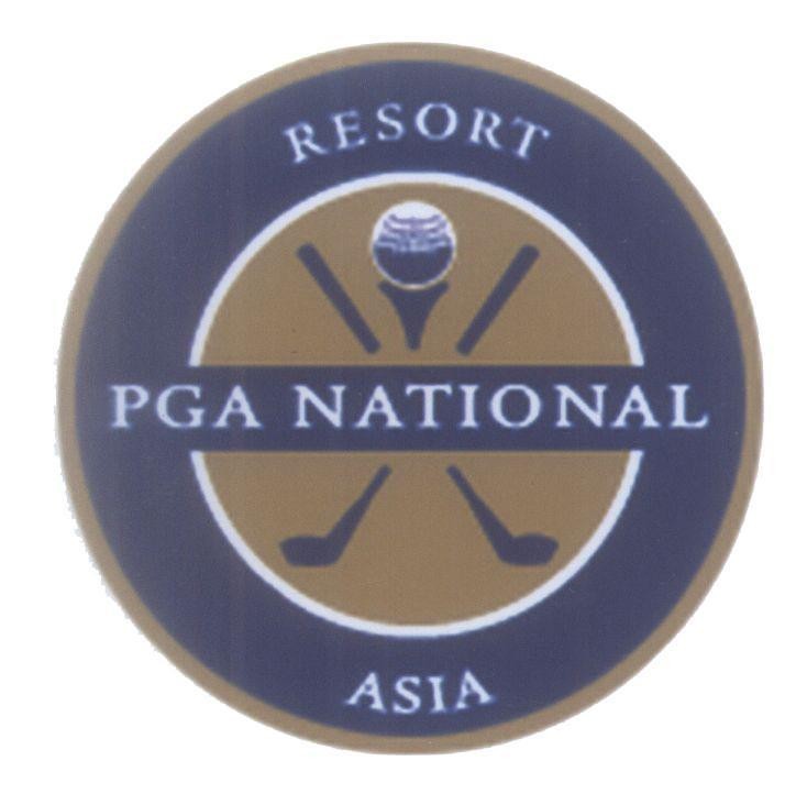 Mẫu nhãn hiệu RESORT PGA NATIONAL ASIA