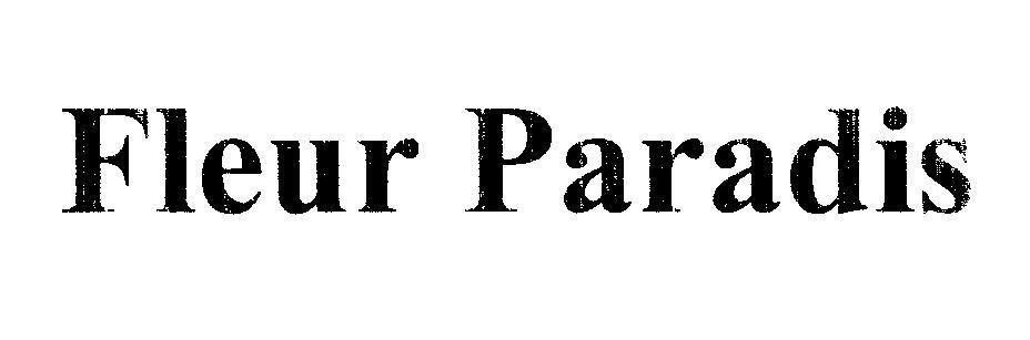 Mẫu nhãn hiệu Fleur Paradis