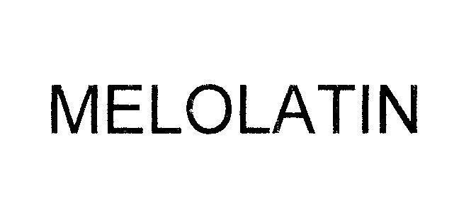 Mẫu nhãn hiệu MELOLATIN