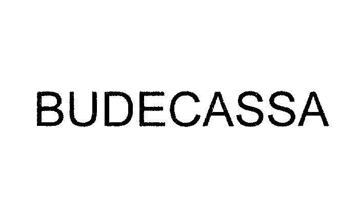Mẫu nhãn hiệu BUDECASSA