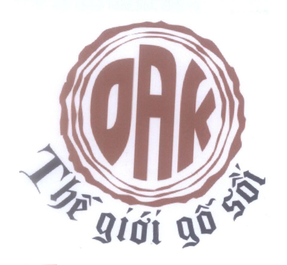 Mẫu nhãn hiệu OAK Thế giới gỗ sồi