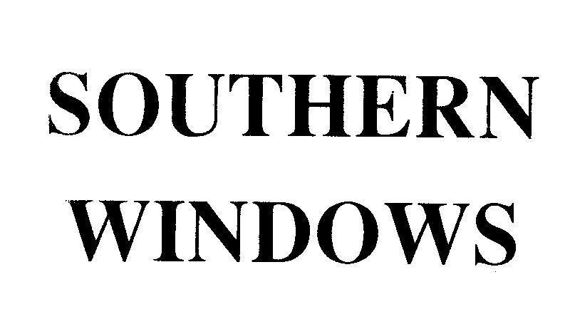 Mẫu nhãn hiệu SOUTHERN WINDOWS