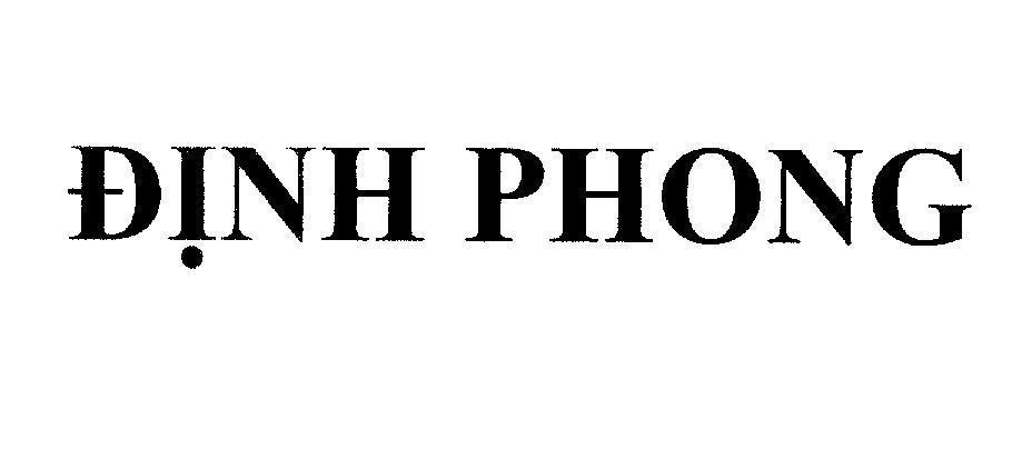 Mẫu nhãn hiệu Định Phong