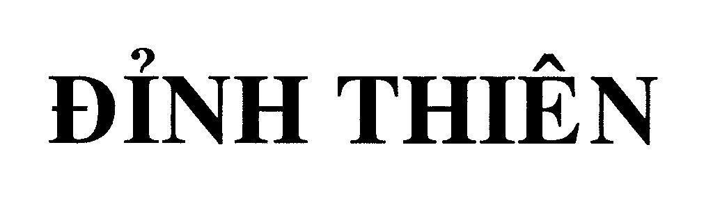 Mẫu nhãn hiệu Đỉnh Thiên