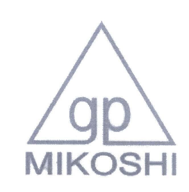 Mẫu nhãn hiệu g p MIKOSHI