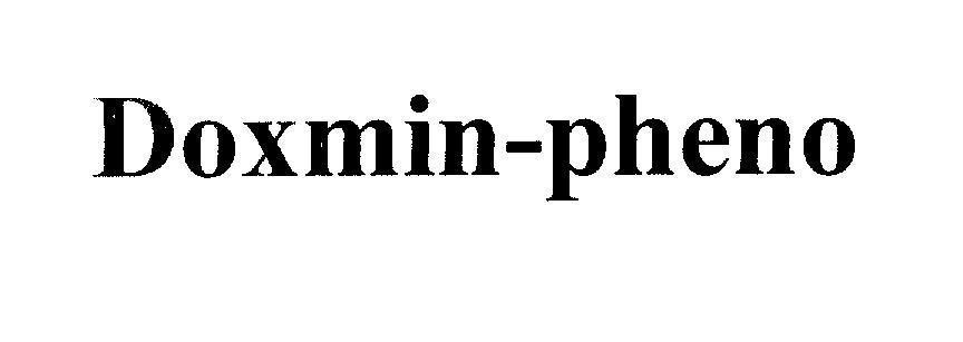 Mẫu nhãn hiệu Doxmin-pheno