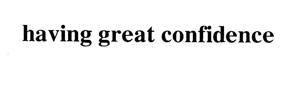 Mẫu nhãn hiệu having great confidence