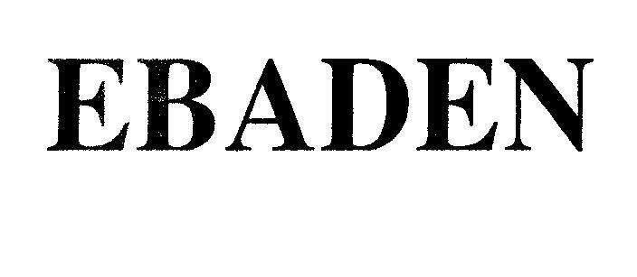 Mẫu nhãn hiệu EBADEN