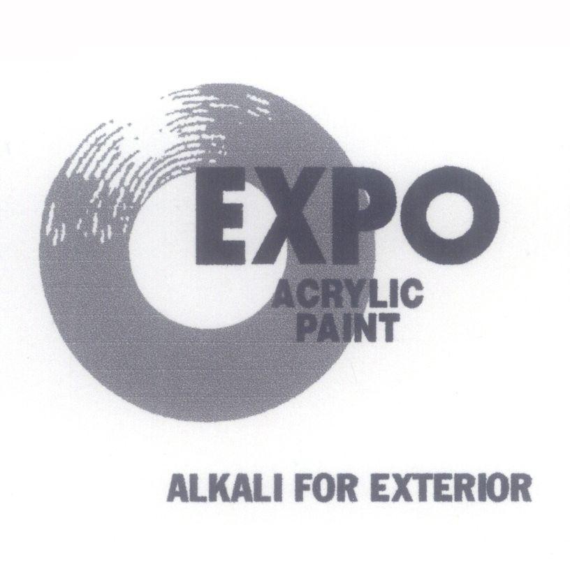 Mẫu nhãn hiệu EXPO ACRYLIC PAINT ALKALI FOR EXTERIOR O