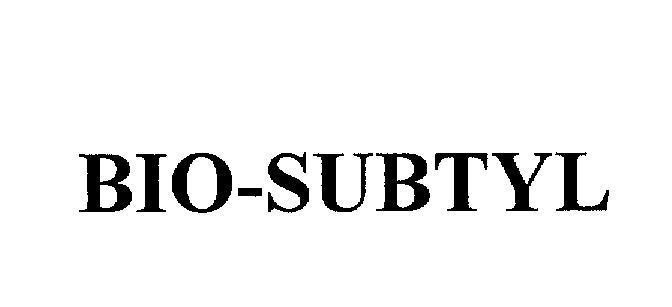 Mẫu nhãn hiệu BIO-SUBTYL