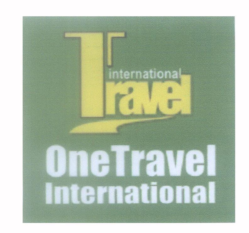 Mẫu nhãn hiệu T 1 Travel international One Travel international
