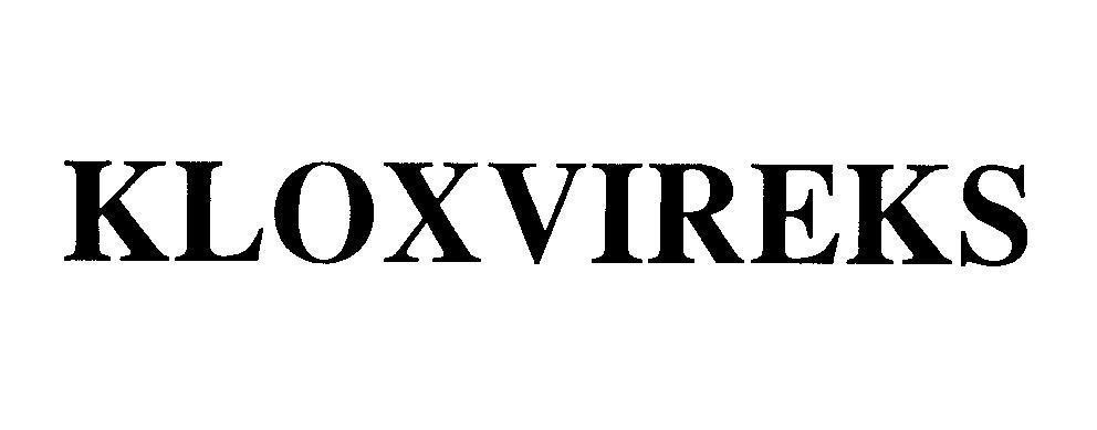 Mẫu nhãn hiệu KLOXVIREKS