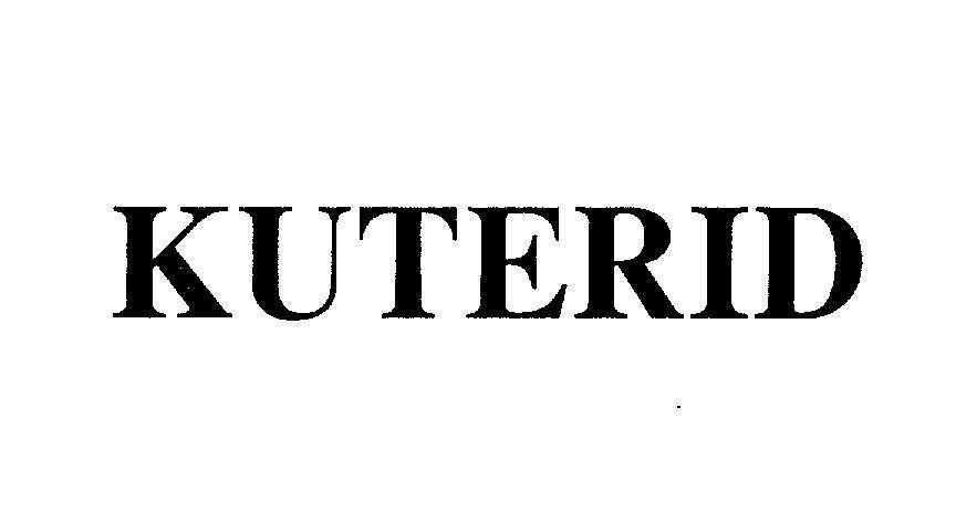 Mẫu nhãn hiệu KUTERID