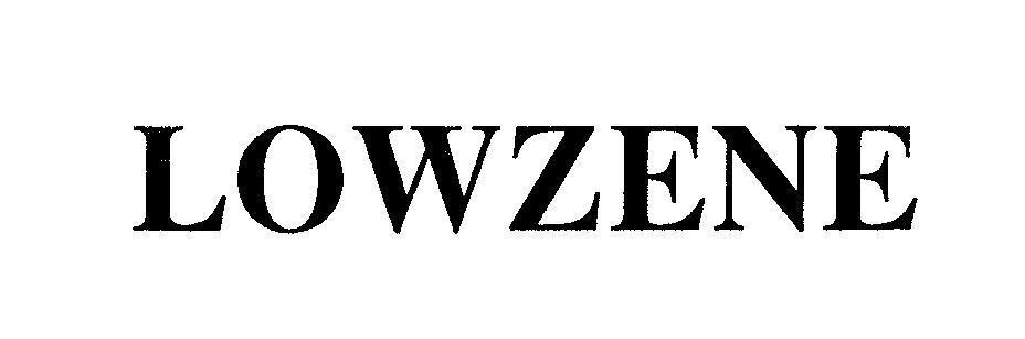 Mẫu nhãn hiệu LOWZENE