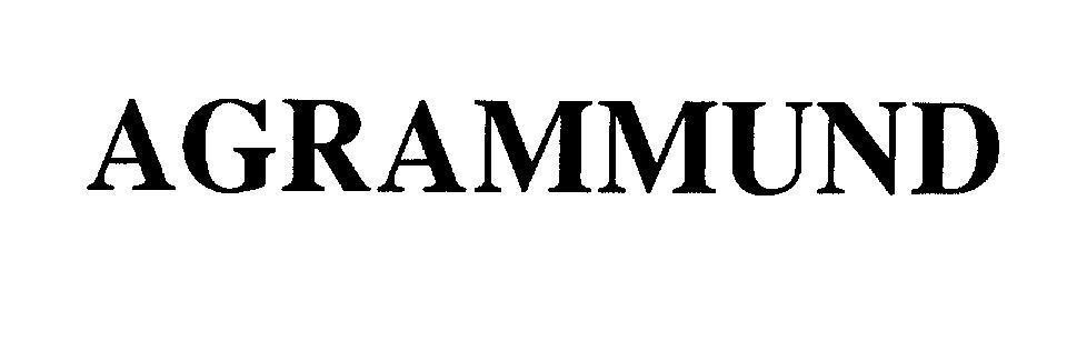 Mẫu nhãn hiệu AGRAMMUND