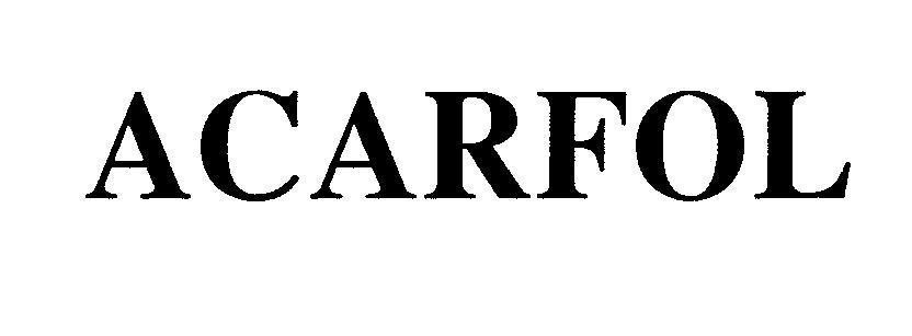 Mẫu nhãn hiệu ACARFOL