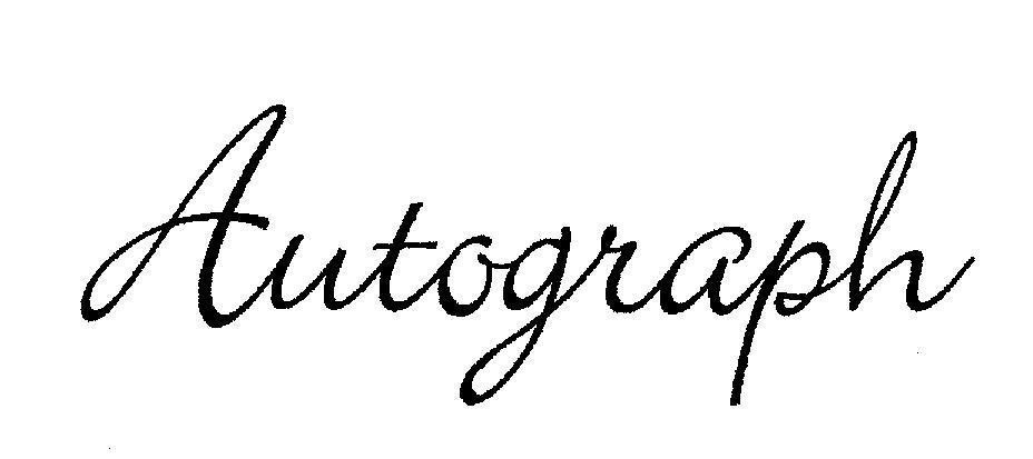 Mẫu nhãn hiệu Autograph