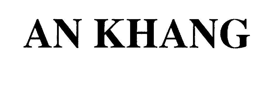 Mẫu nhãn hiệu AN KHANG