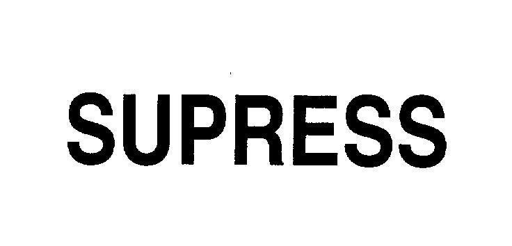 Mẫu nhãn hiệu SUPRESS