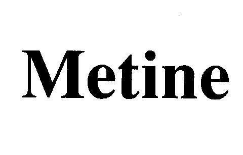 Mẫu nhãn hiệu Metine