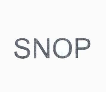 Mẫu nhãn hiệu SNOP